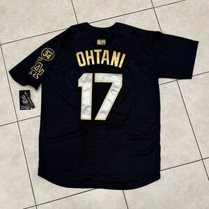 LA Dodgers Ohtani Jersey – Black/Gold World Series Edition